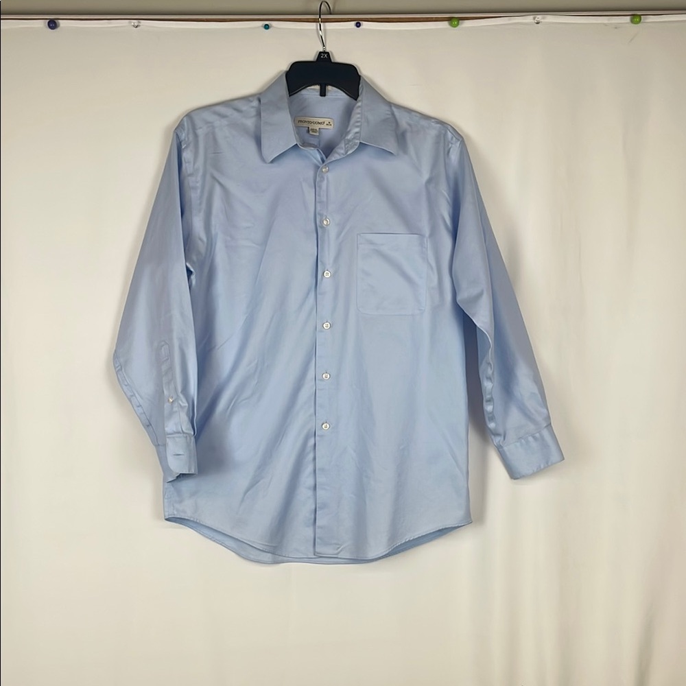 Pronto Uomo Nordstrom Blue Dress Shirt Classic Style - Size 16 (32/33) - Picture 1 of 7